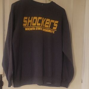 Slate Gray Shockers Whitcha State Crewneck Sweatshirt Size Medium